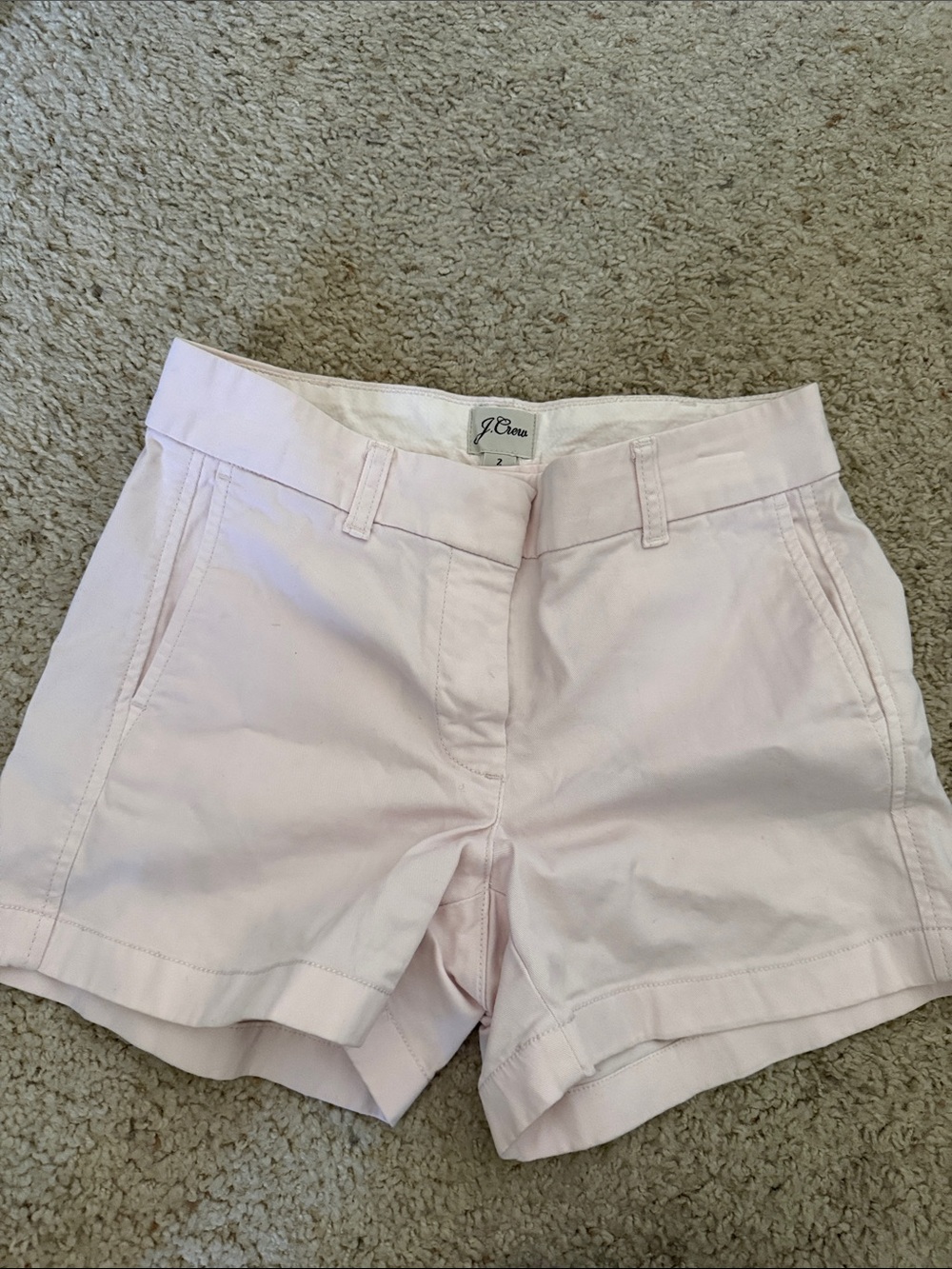 J. Crew Light Pink Chino Bermuda Shorts